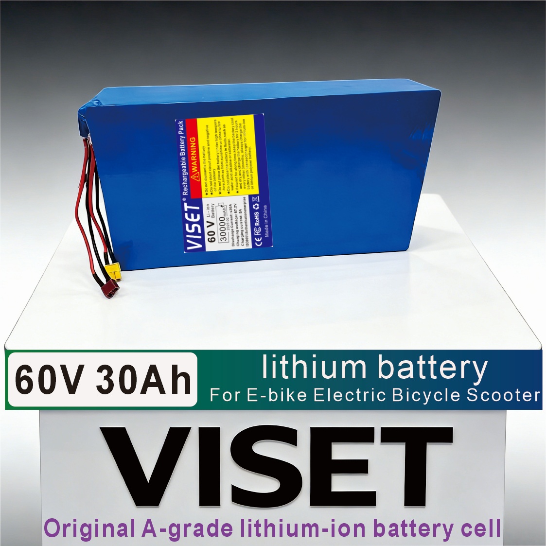 VISET 60V 30AH Bicycle 18650 M - 60V 30Ah Electric Scooter Battery ulasan dan harga