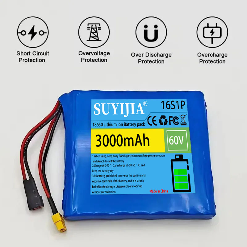Batterie Au Lithium Aste Pour  - 60V 30Ah Electric Scooter Battery ulasan dan harga